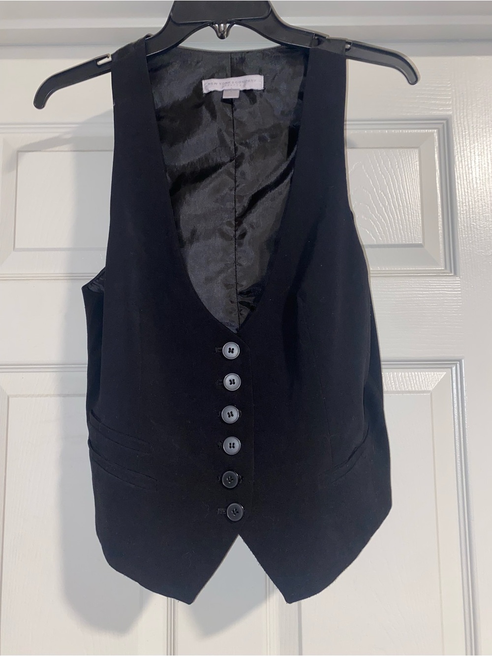 New York & Company Black Women's Tailored Vest